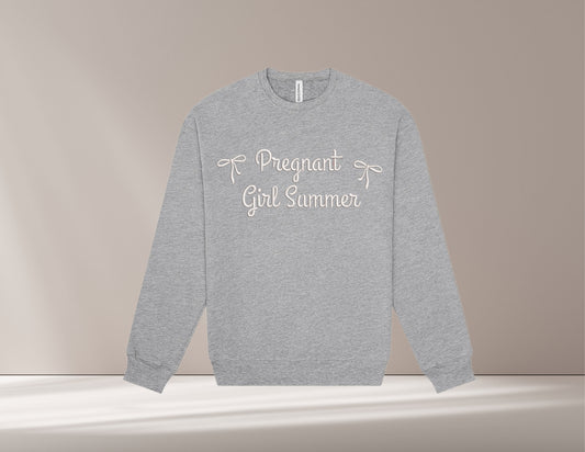 Pregnant Girl Summer Sweatshirt