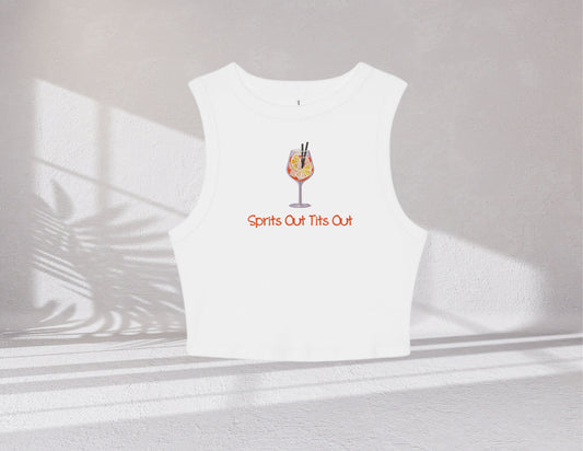 Shot Girl Summer Cropped Tank Top
