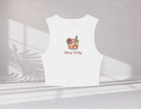 Tan & Tipsy Cropped Tank Top
